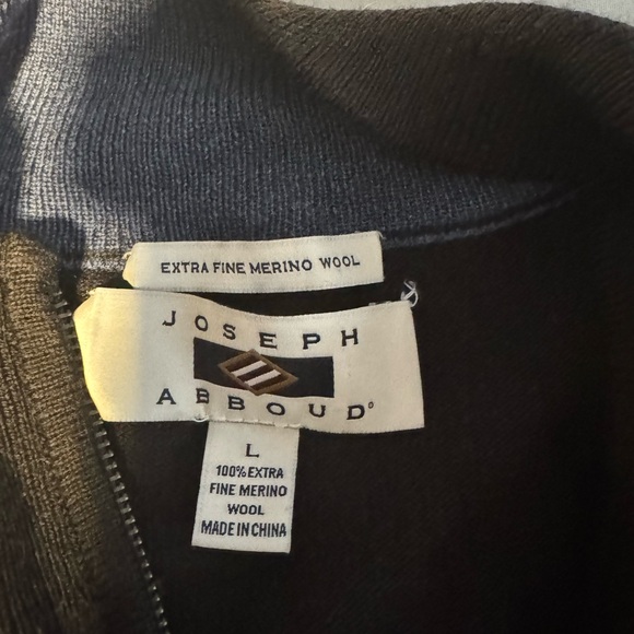 Jason ABBOUND fine wool brown sweater ￼ - Picture 2 of 2